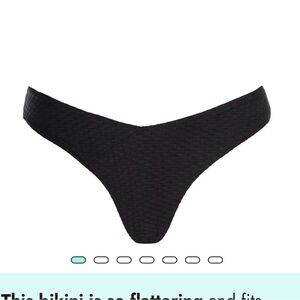 VETCHY - Black Laguna Bikini Bottoms - Medium